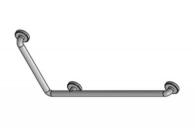 C08 90 Degree “L” Shape Grab Bar 16” X 32”