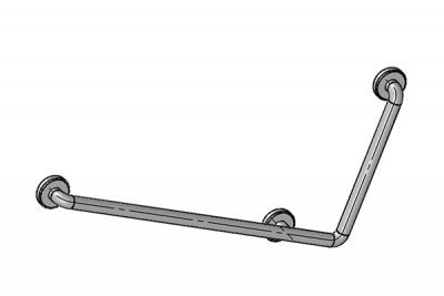 C09 90 Degree “L” Shape Grab Bar 16” X 32”
