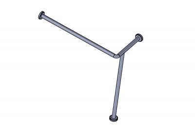 C22 Standing Tub Rail 34” x 14” x 32”