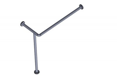 C23 Standing Tub Rail 34” x 14” x 32”