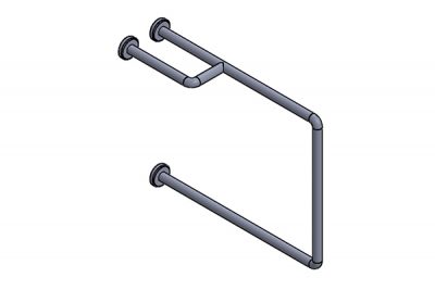 C33 Side Rail with Outrigger 30” x 6” x 24”
